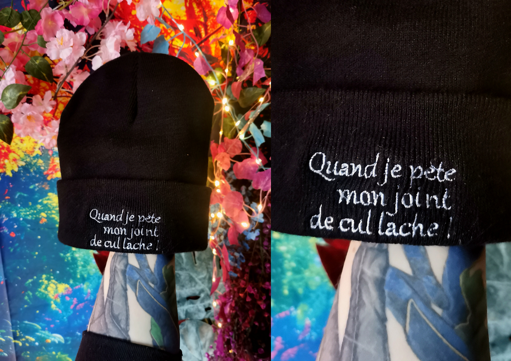 Petite surface de broderie