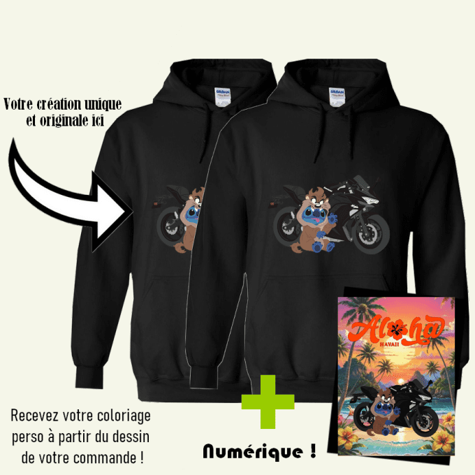 Création "Complète en couleur" - Hoodie