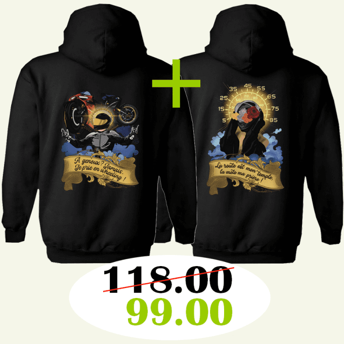 Hoodie - Holy Bike _ Duo
