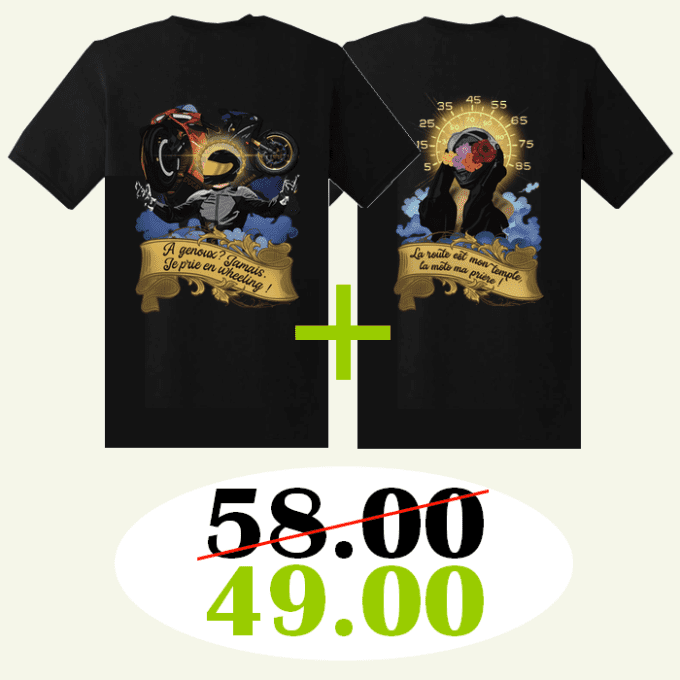 Tee Shirt - Holy Biker _ Duo